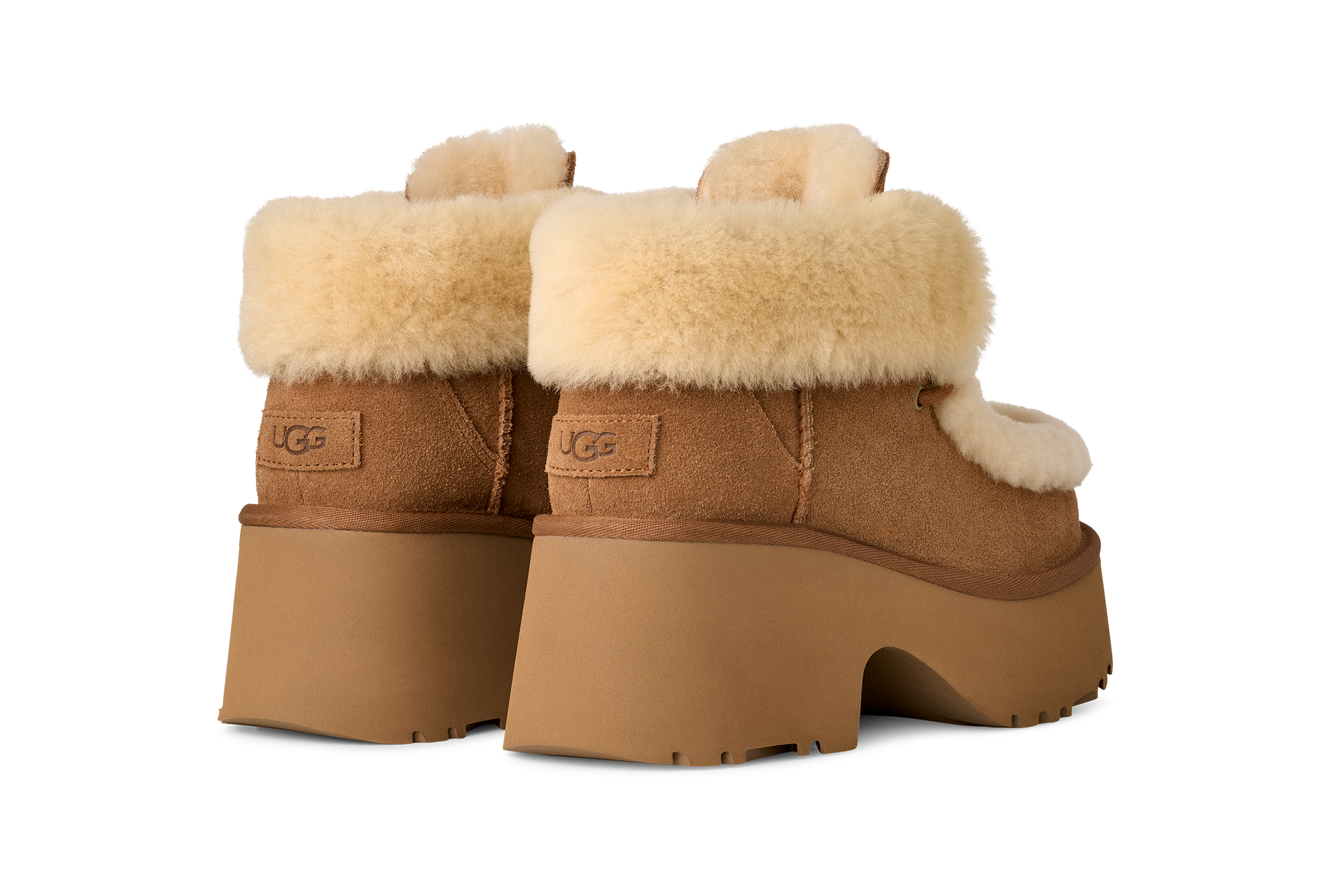 Esmee lace-up boots with platform