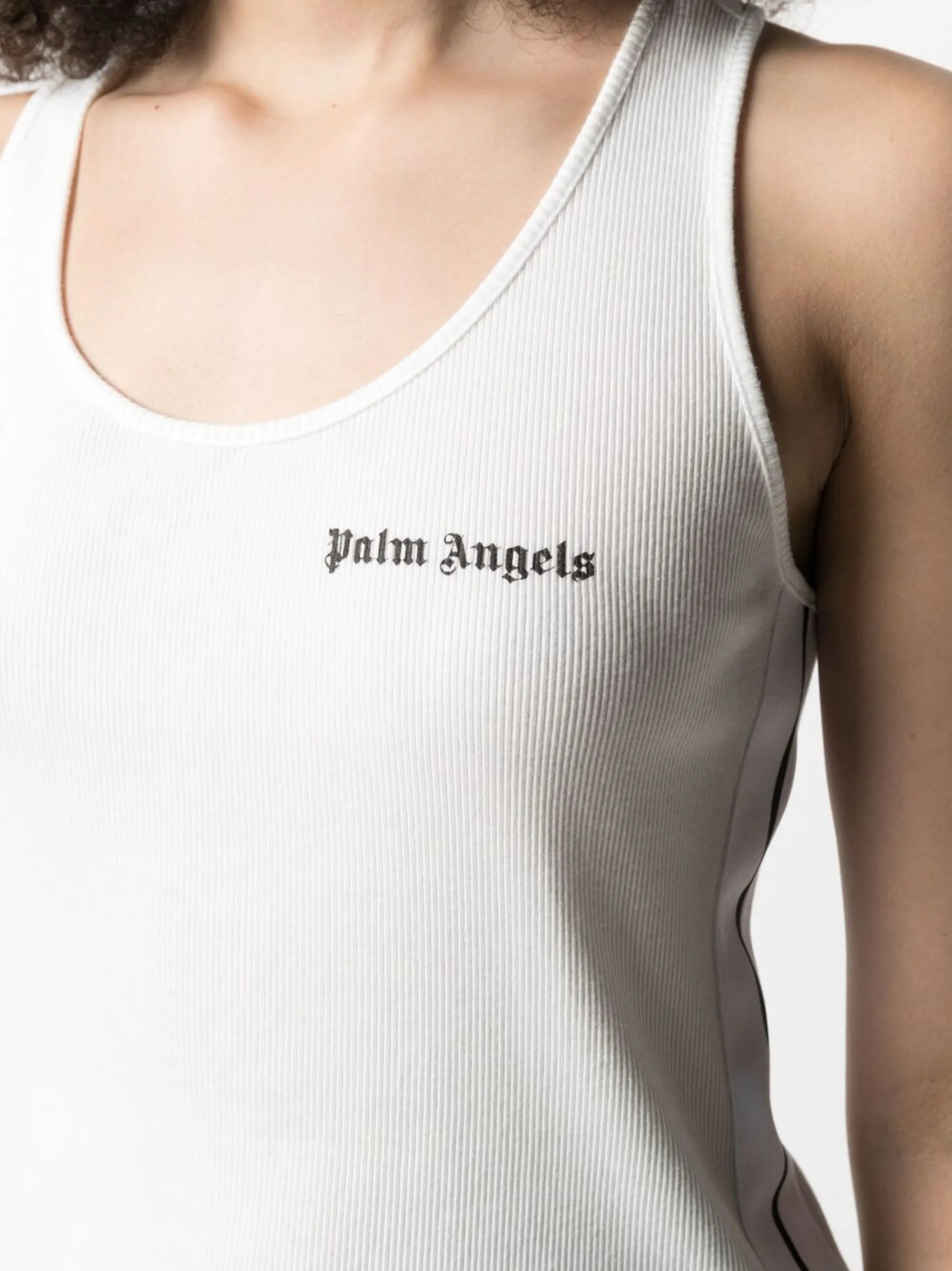 Tank top with logo print