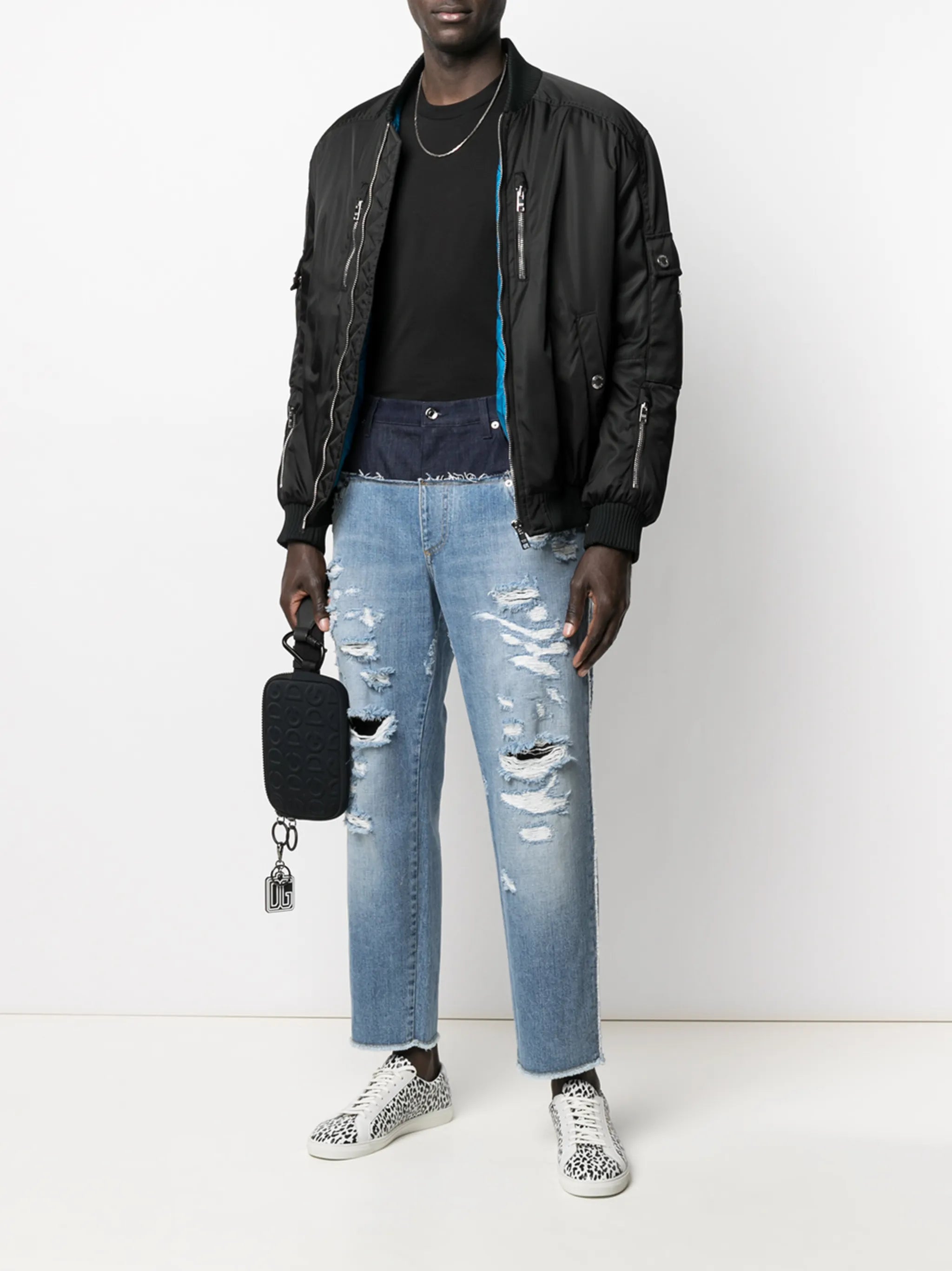 3ks triček s kulatým výstřihem