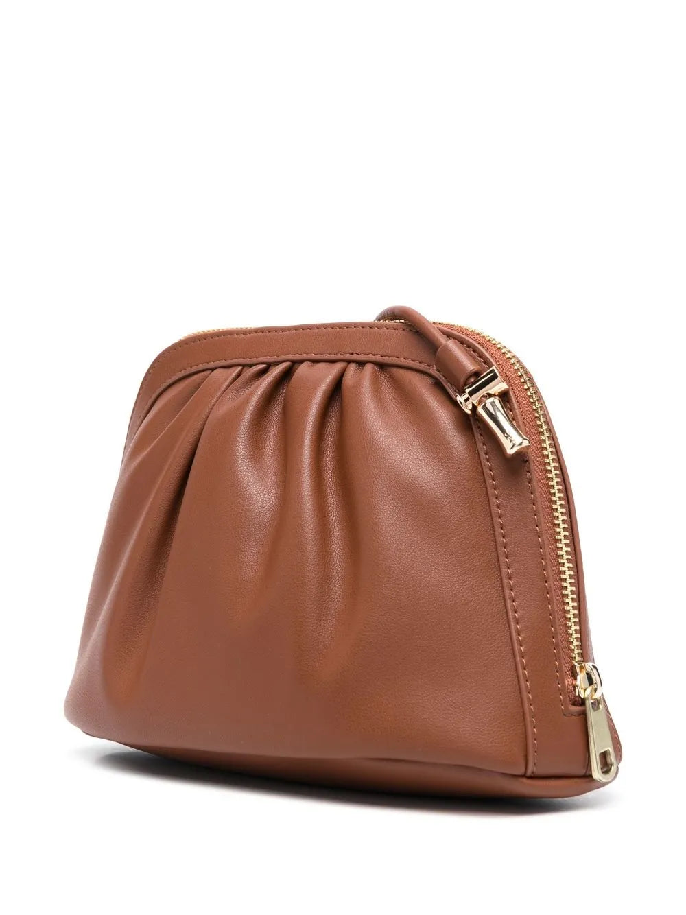 Faux leather shoulder bag
