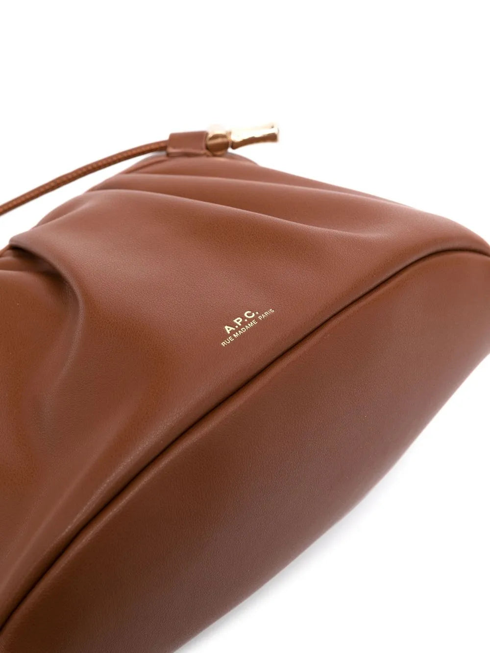 Faux leather shoulder bag