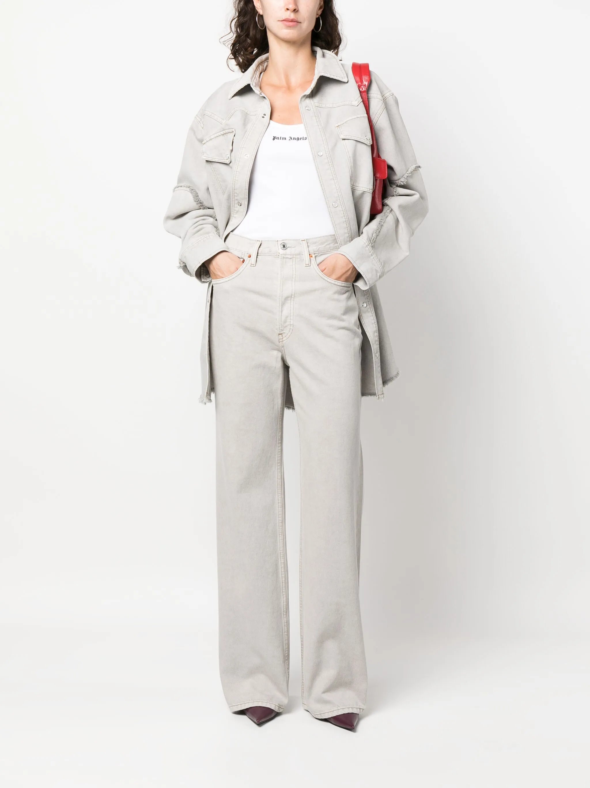 Rebrované tielko s potlačou loga