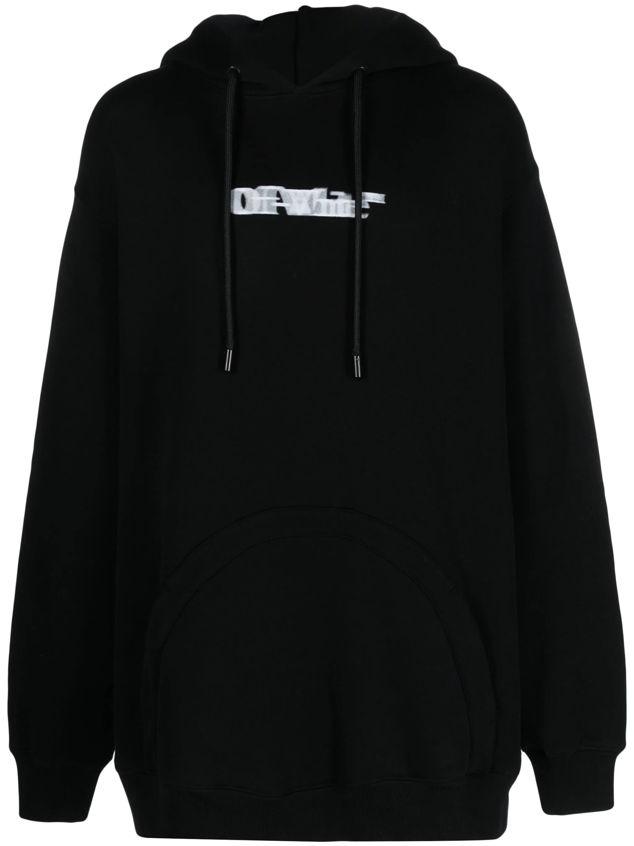 Hoodie with logo print