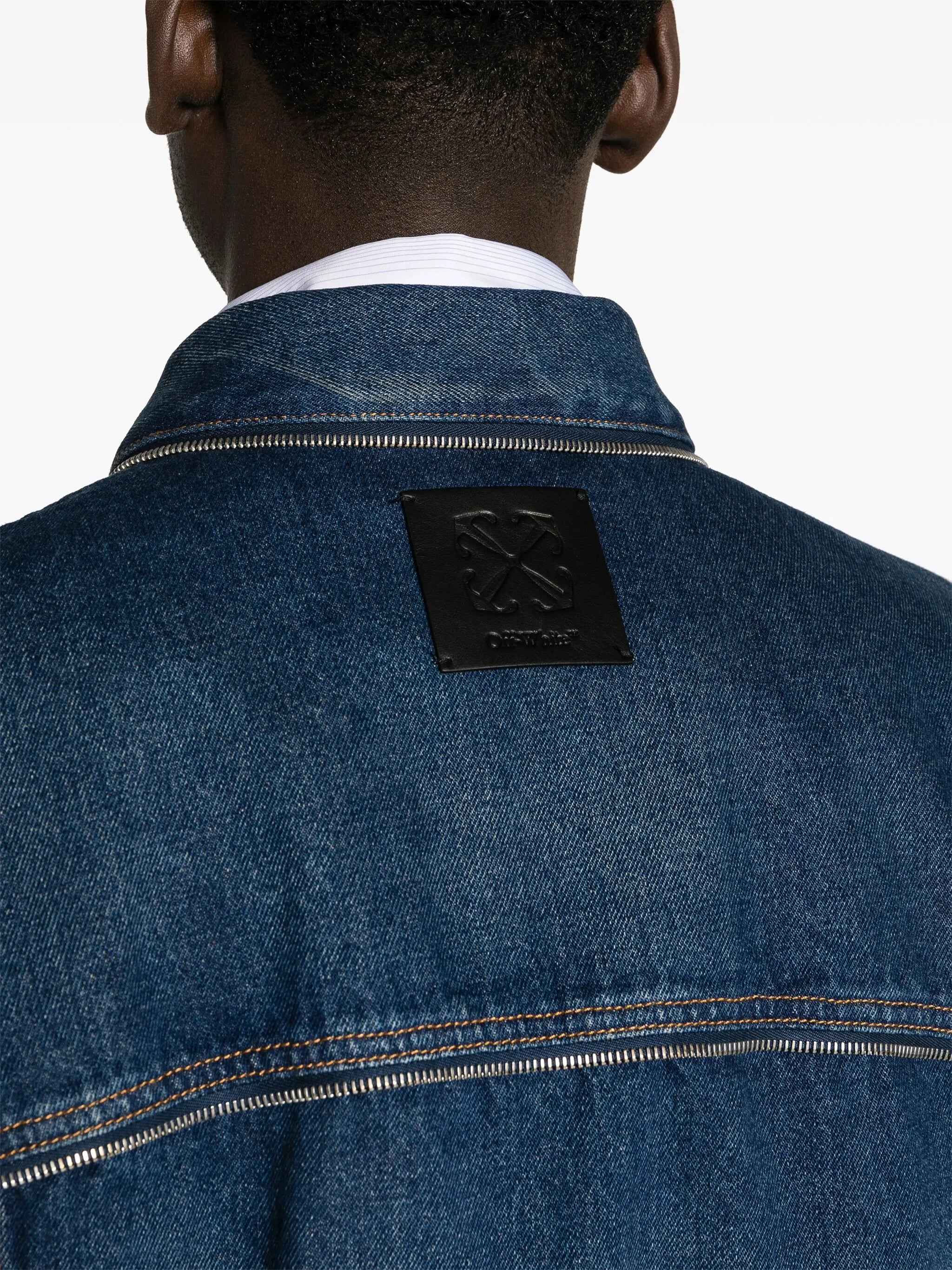 Arrow Tab Zip Skate Denim Jacket