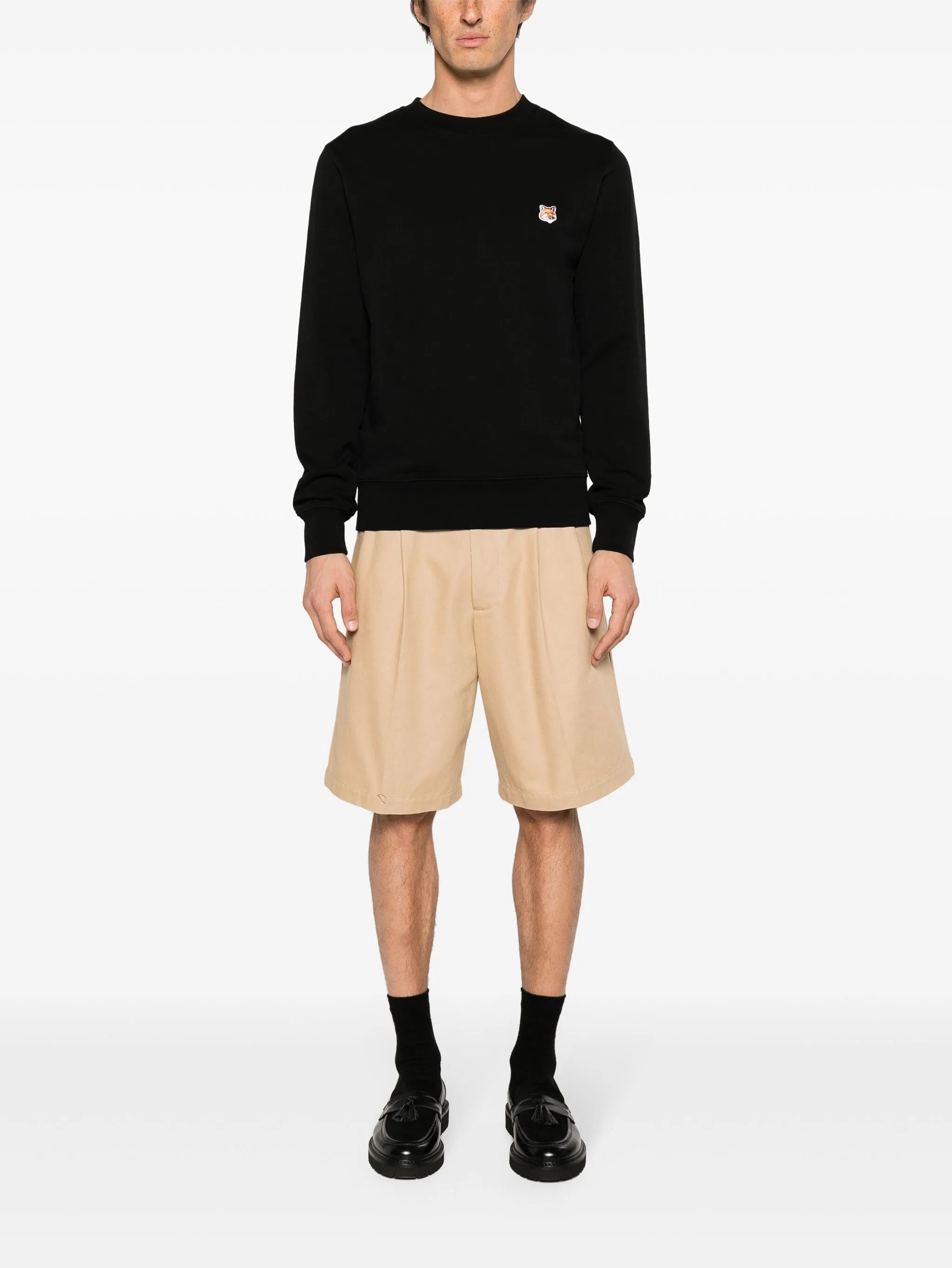 Mikina s liščím nášivkem