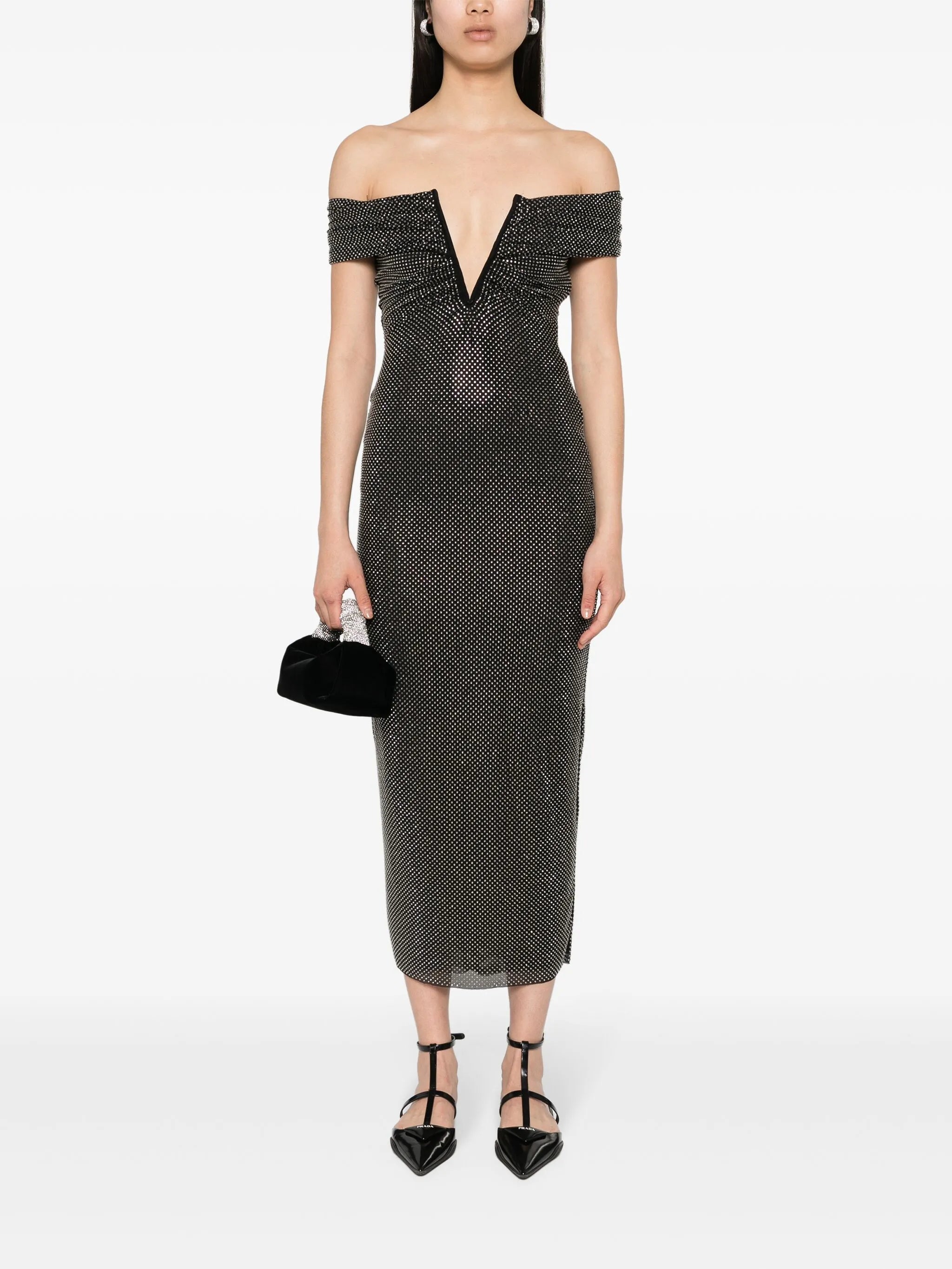 Maxi šaty s kamínky