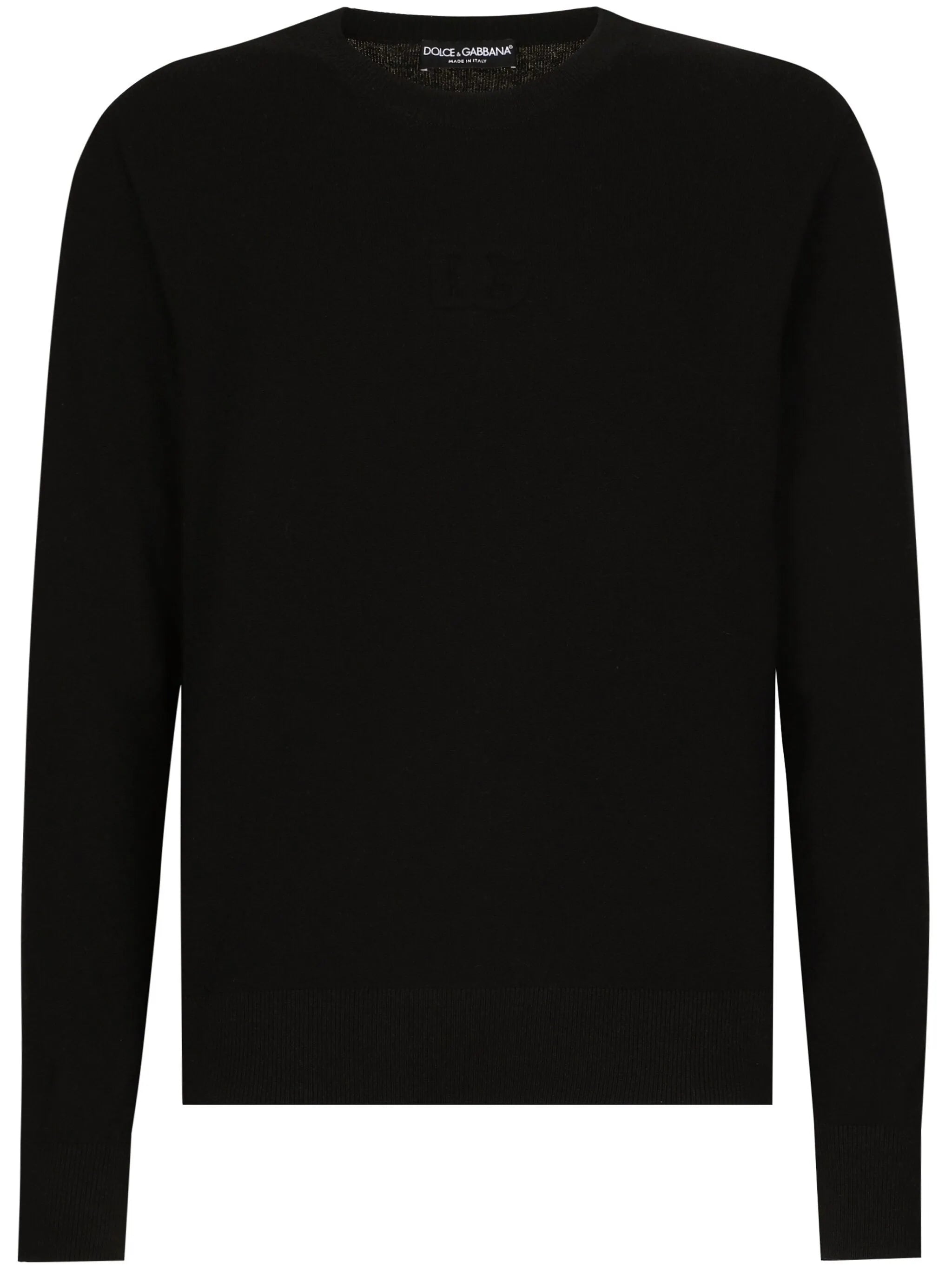 Pullover with round neckline