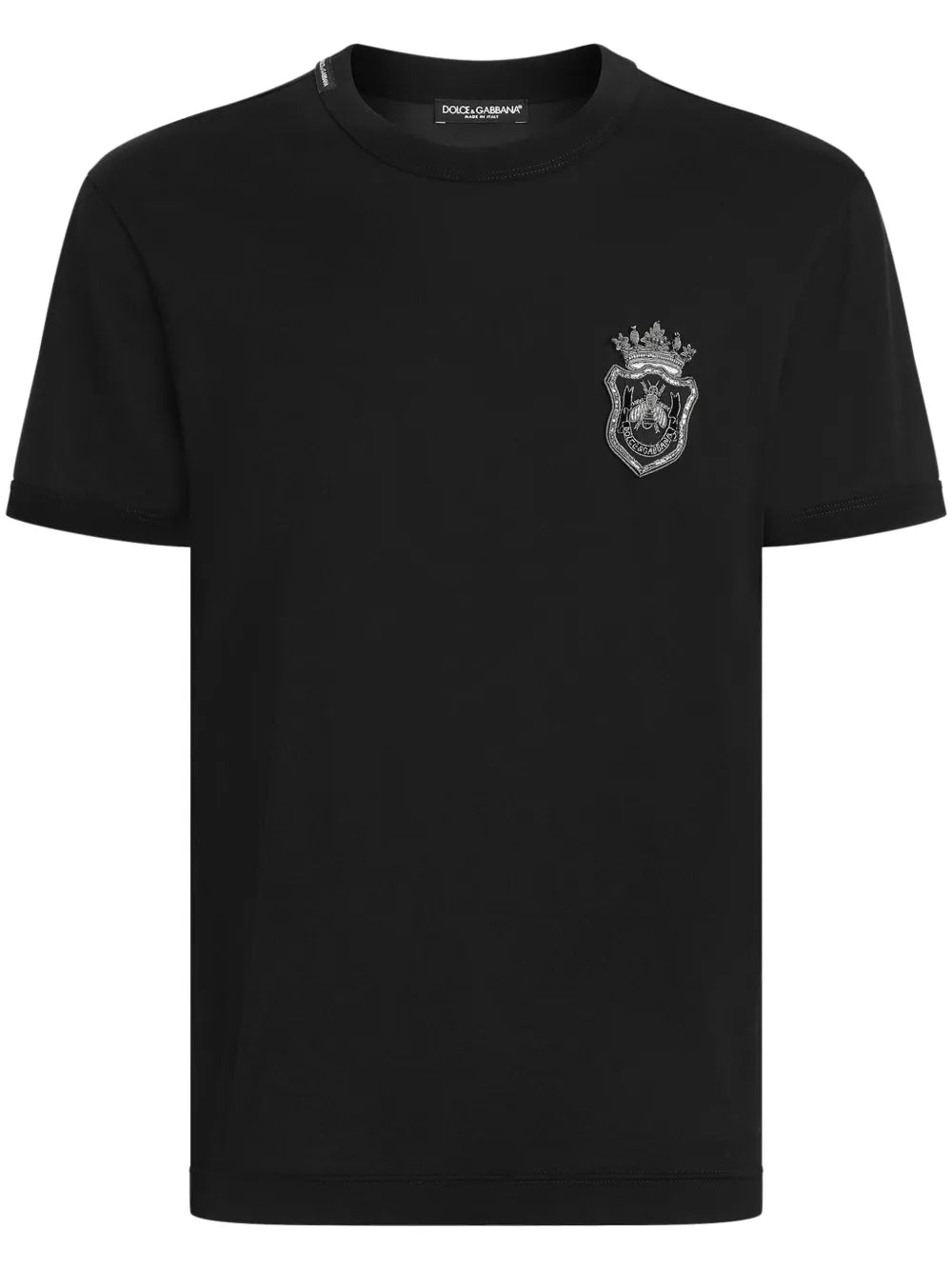 T-shirt with logo embroidery