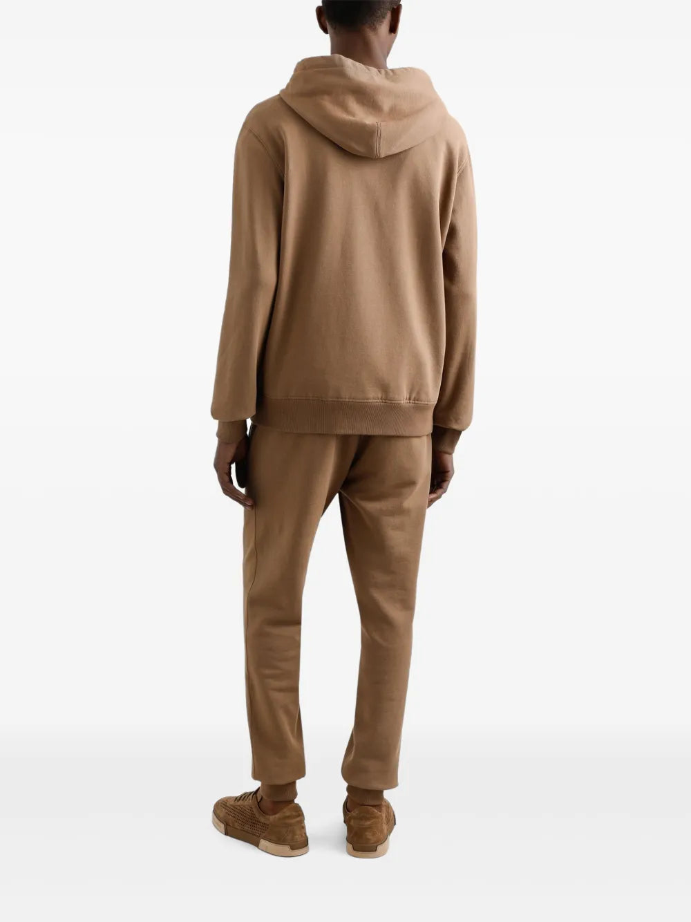 Hoodie with logo patch