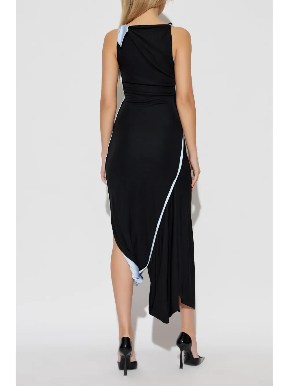 Asymmetrical maxi dress