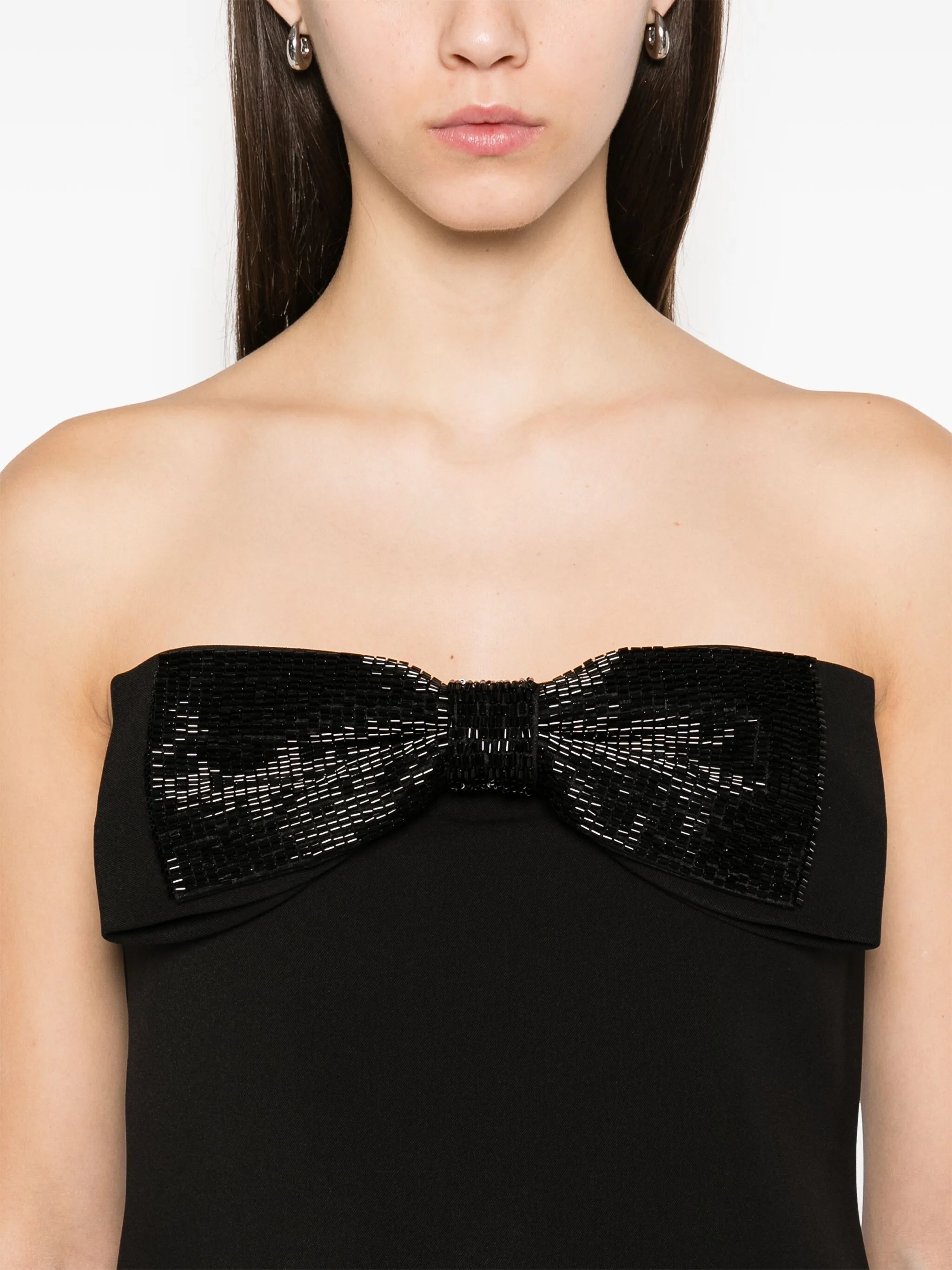 Bandeau top z krepu
