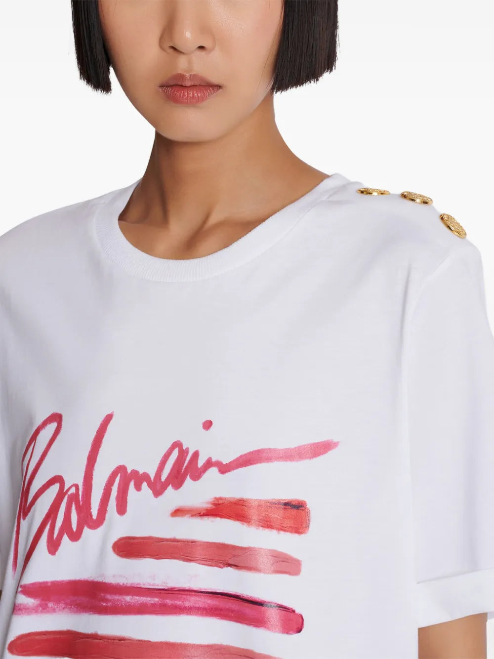 Košeľa s potlačou rúžu