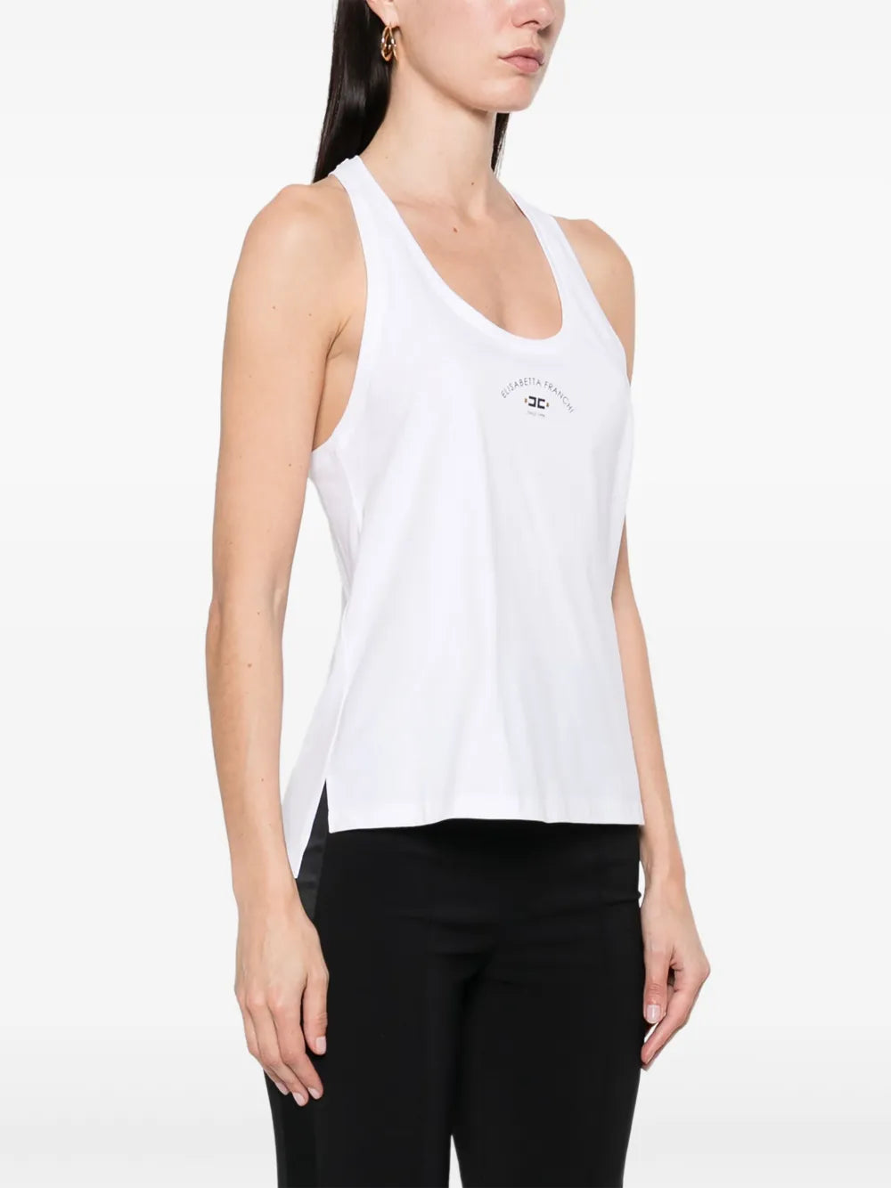 Tank top with logo print