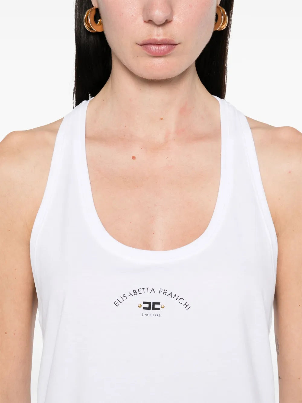 Tank top with logo print