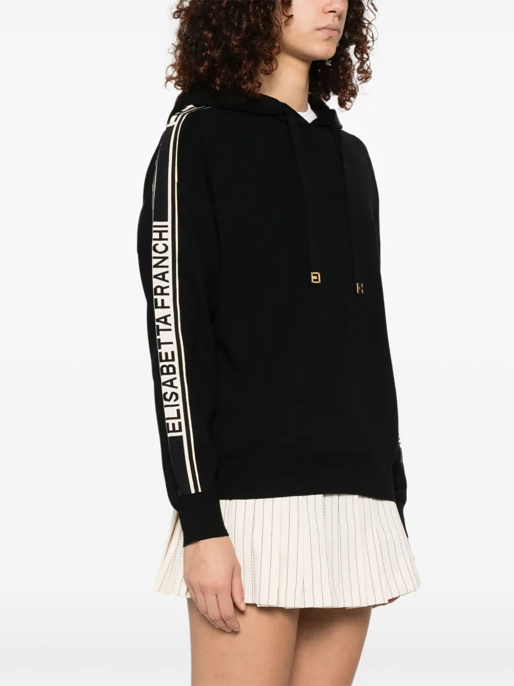 Mikina s kontrastnou páskou