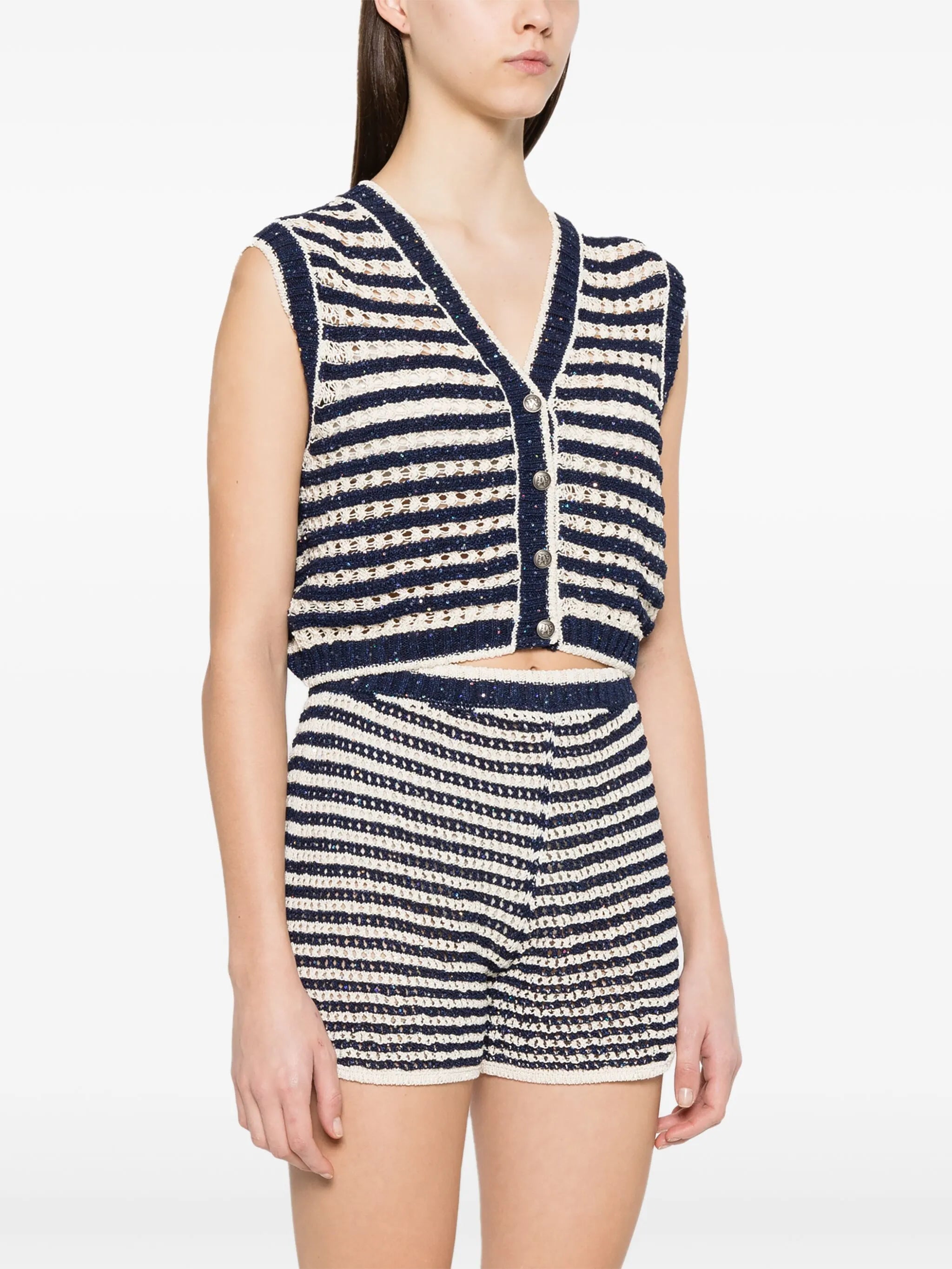 Striped Sweater Vest