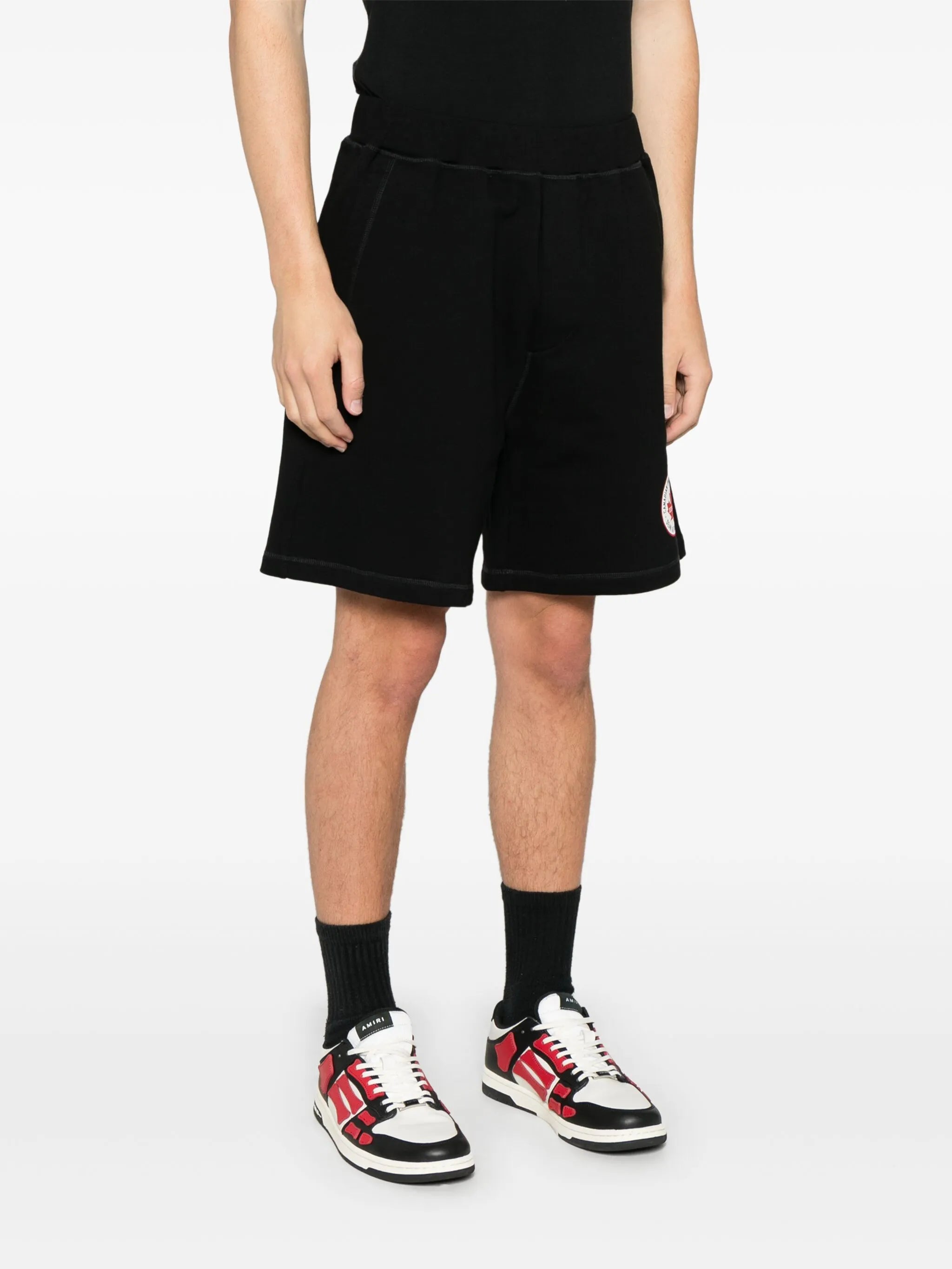 Jogging shorts with logo print
