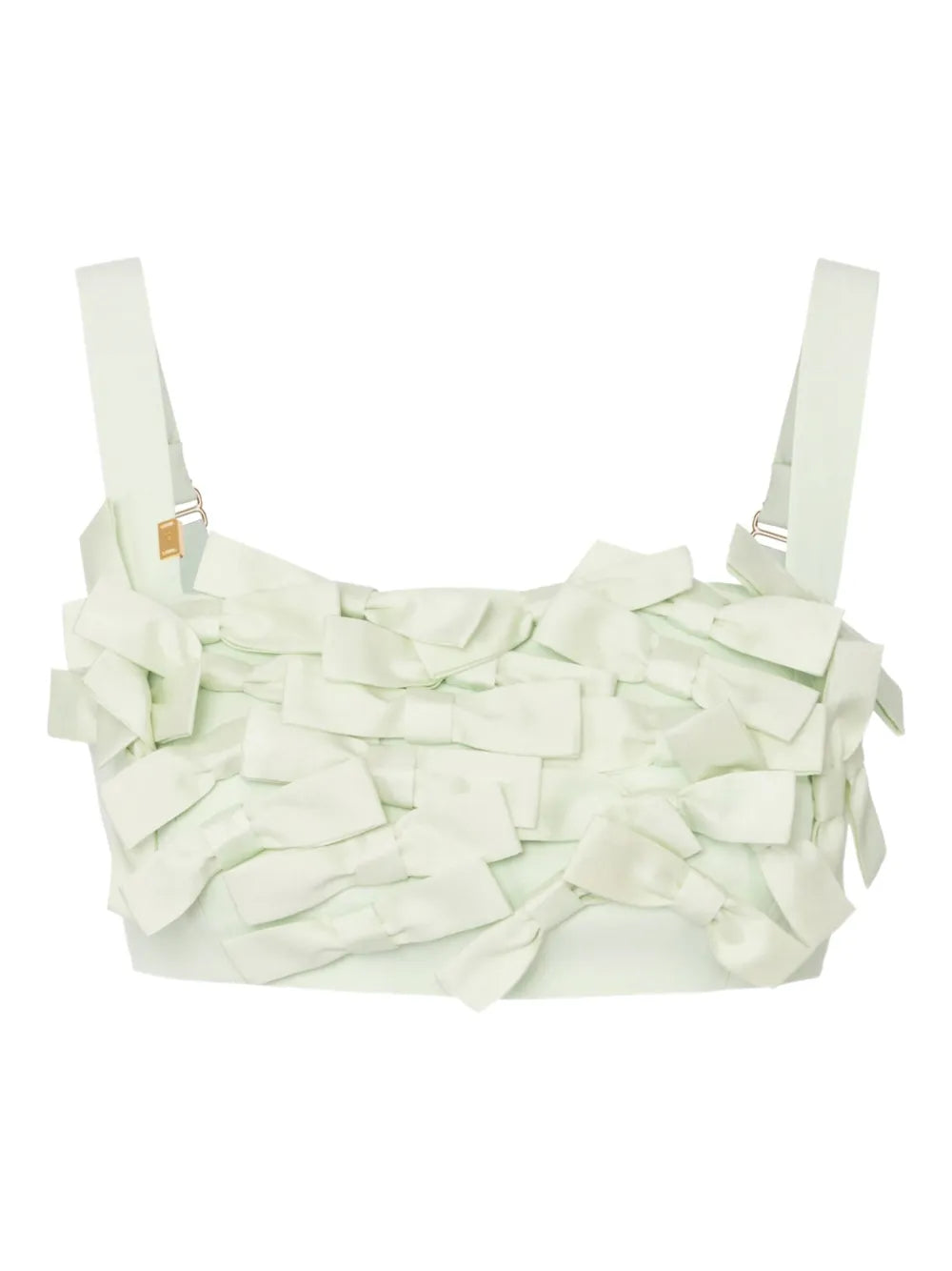 Oříznutý top s mašlemi