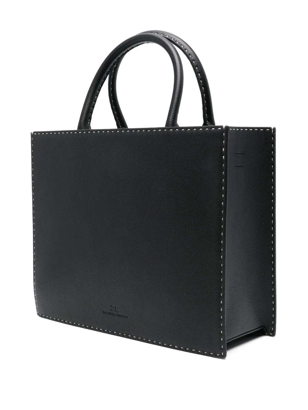 Medium-sized tote bag with contrast stitching
