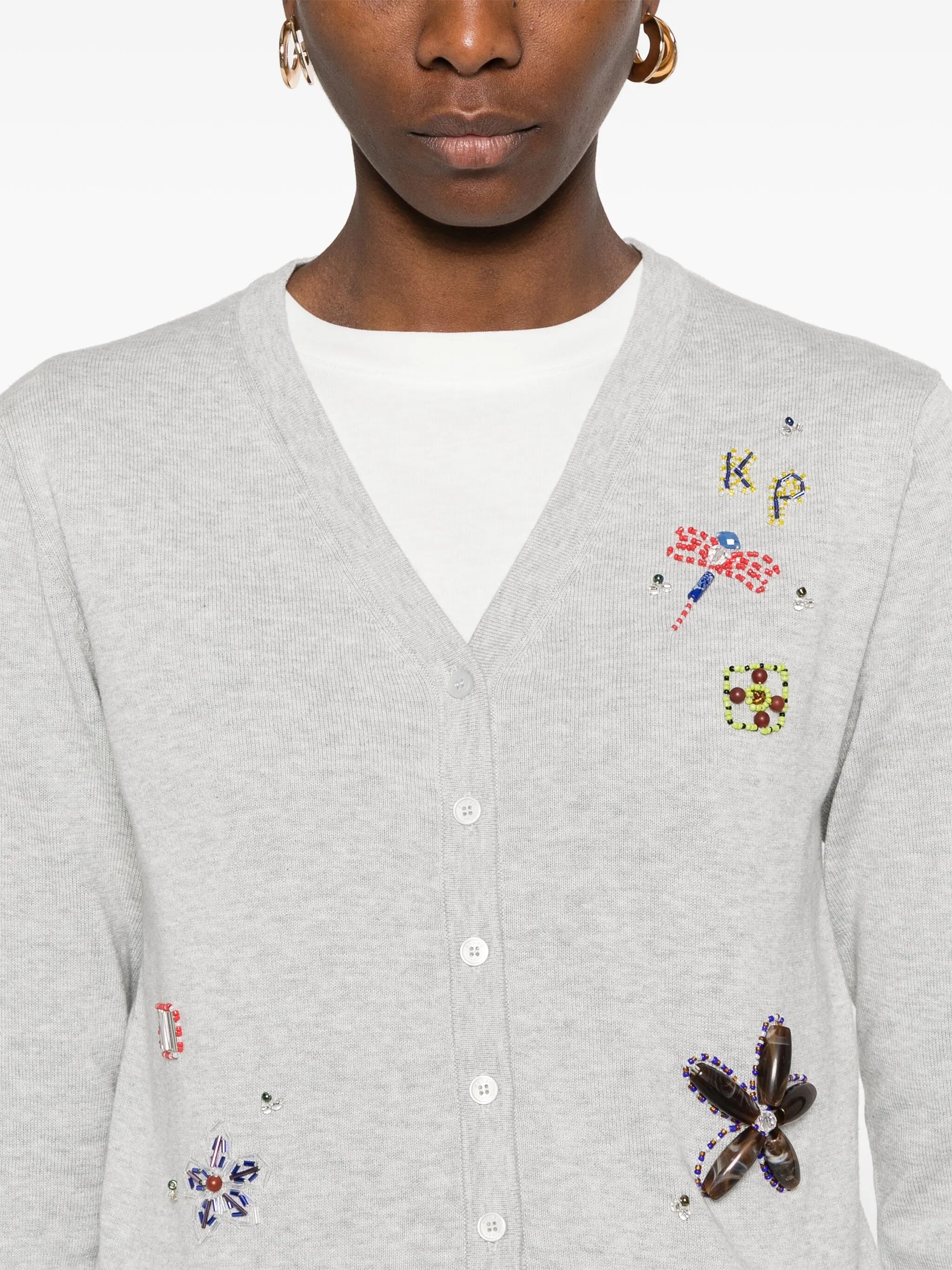 Vyšívaný kardigan