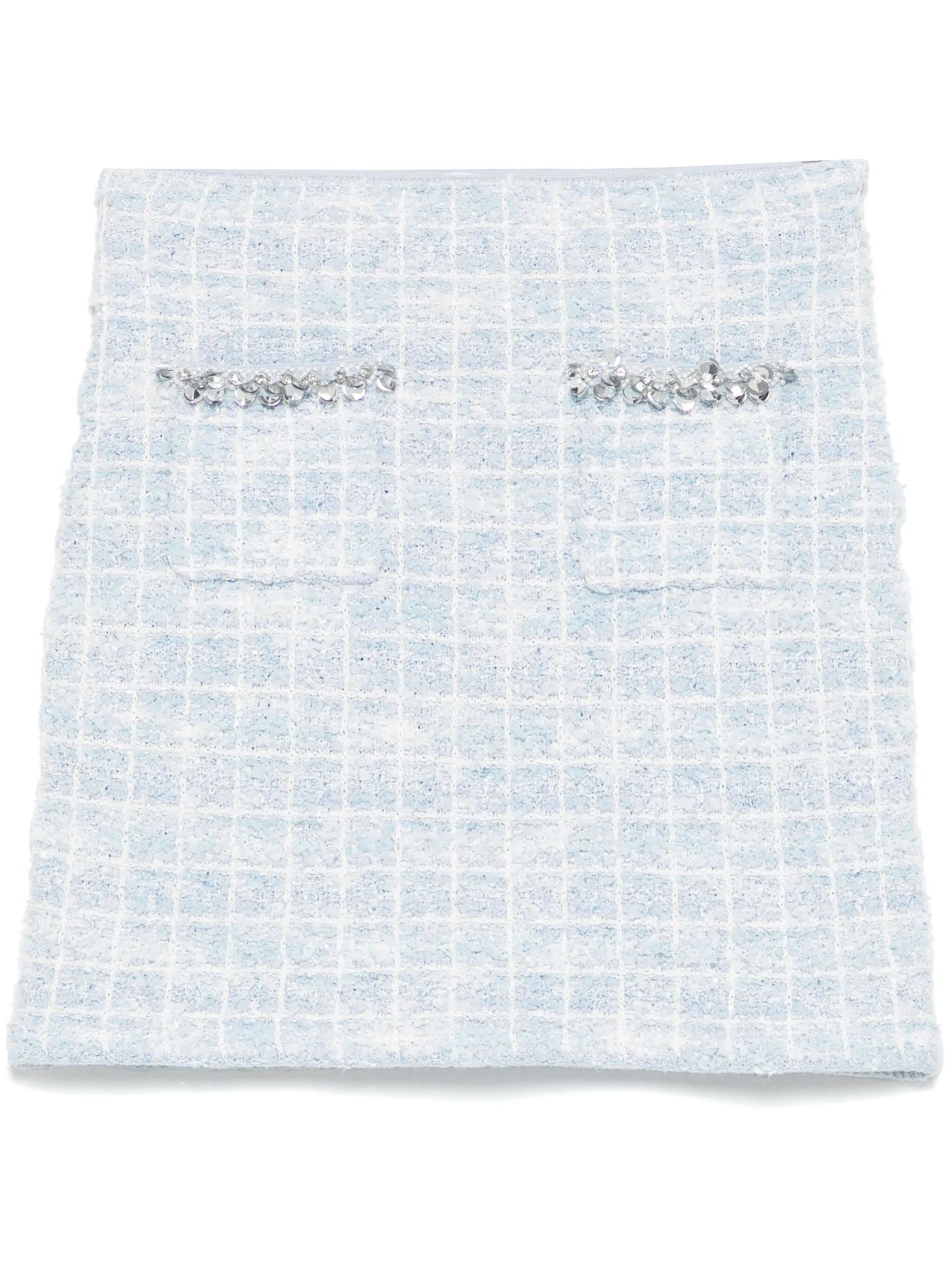 Kostkovaná minisukně