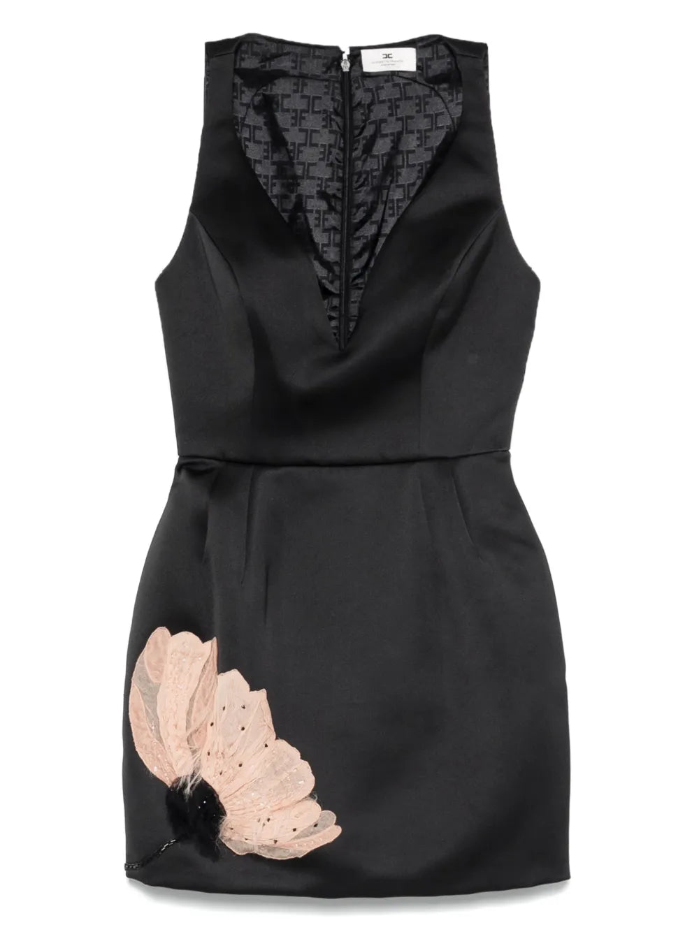 Minišaty s květinovou výšivkou