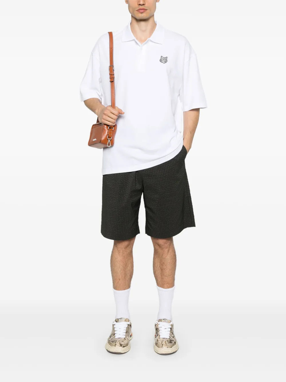 Bermuda shorts with stretch waistband