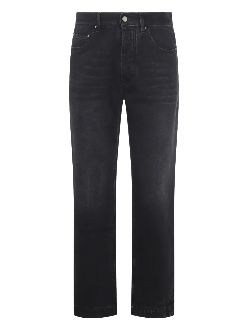 Jeans mit Tragefalten