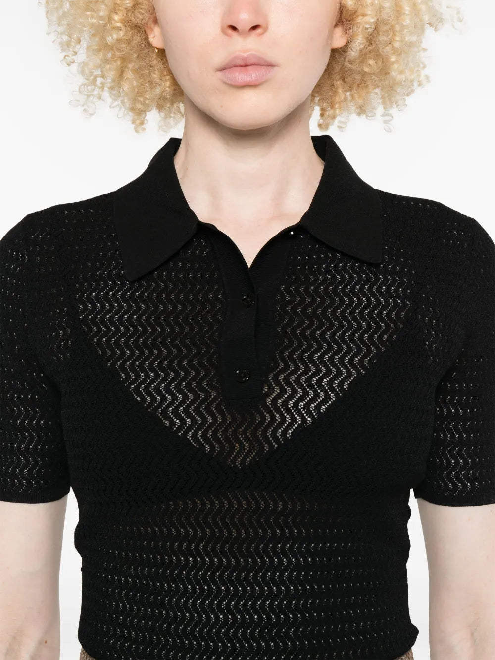 Perforované polokošile