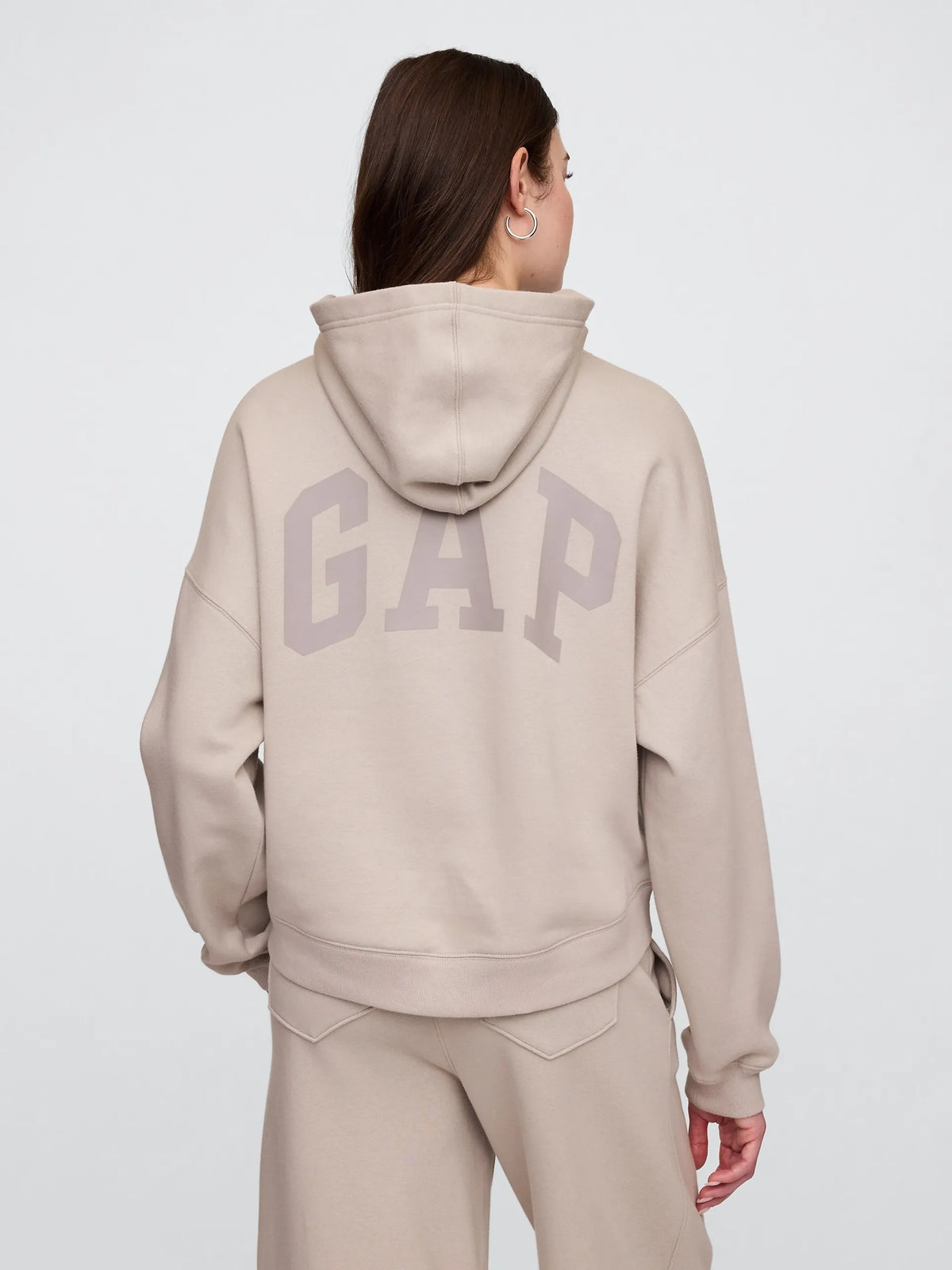 Damen Cropped Hoodie mit Logo