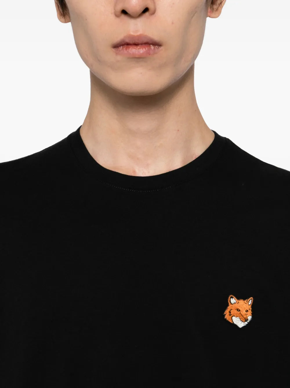 T-shirt with Fox logo embroidery
