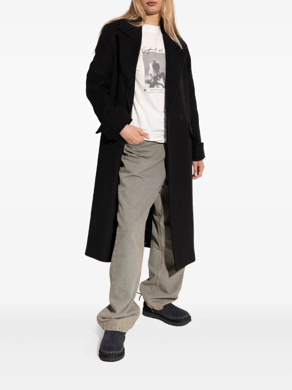 Classic Ultra Mini Biarritz čižmy s pleteným detailom