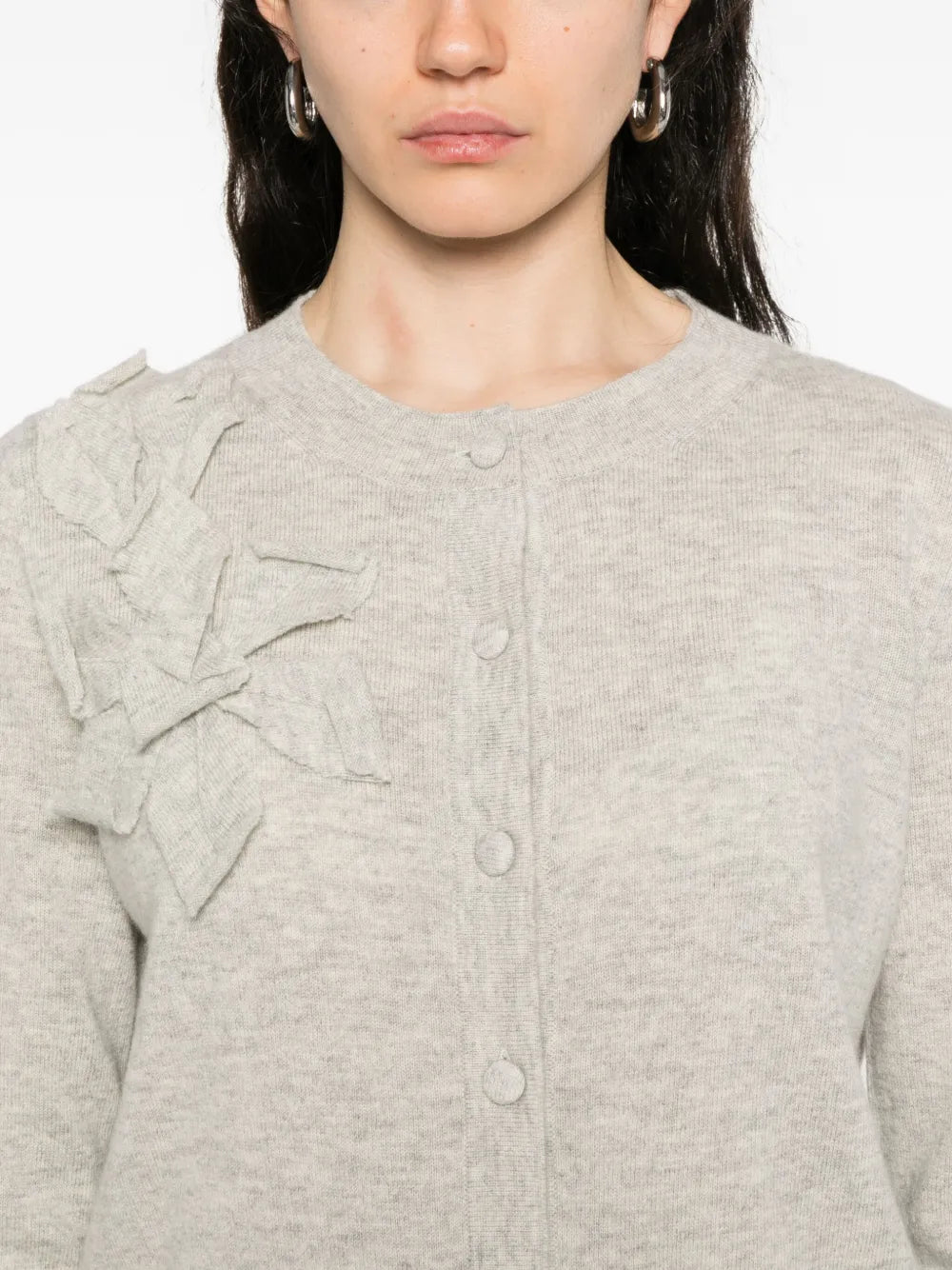 Cardigan s kvetinovou výšivkou