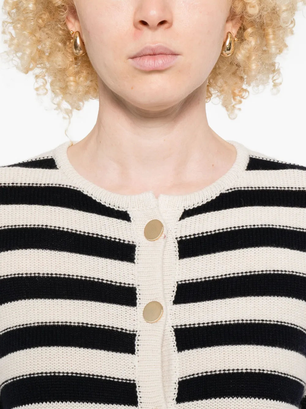 Pruhovaný kardigán