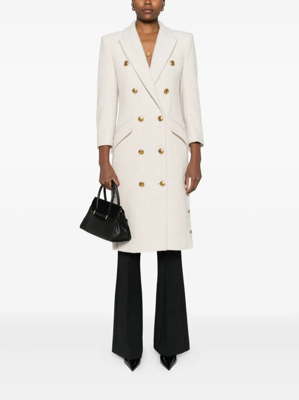 Klasický kabát typu caban