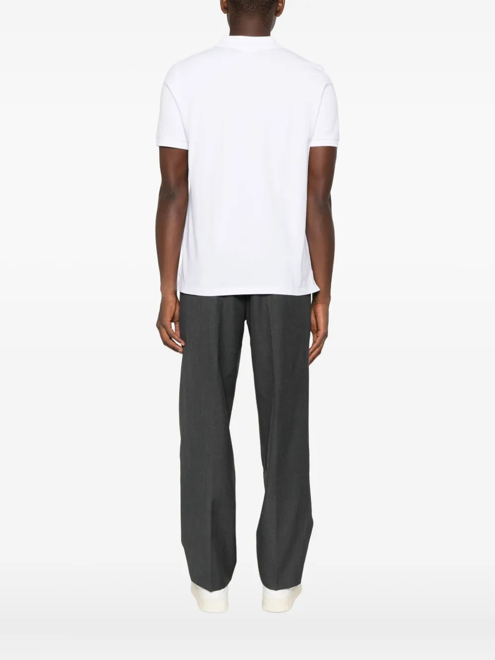 fox motif polo shirt