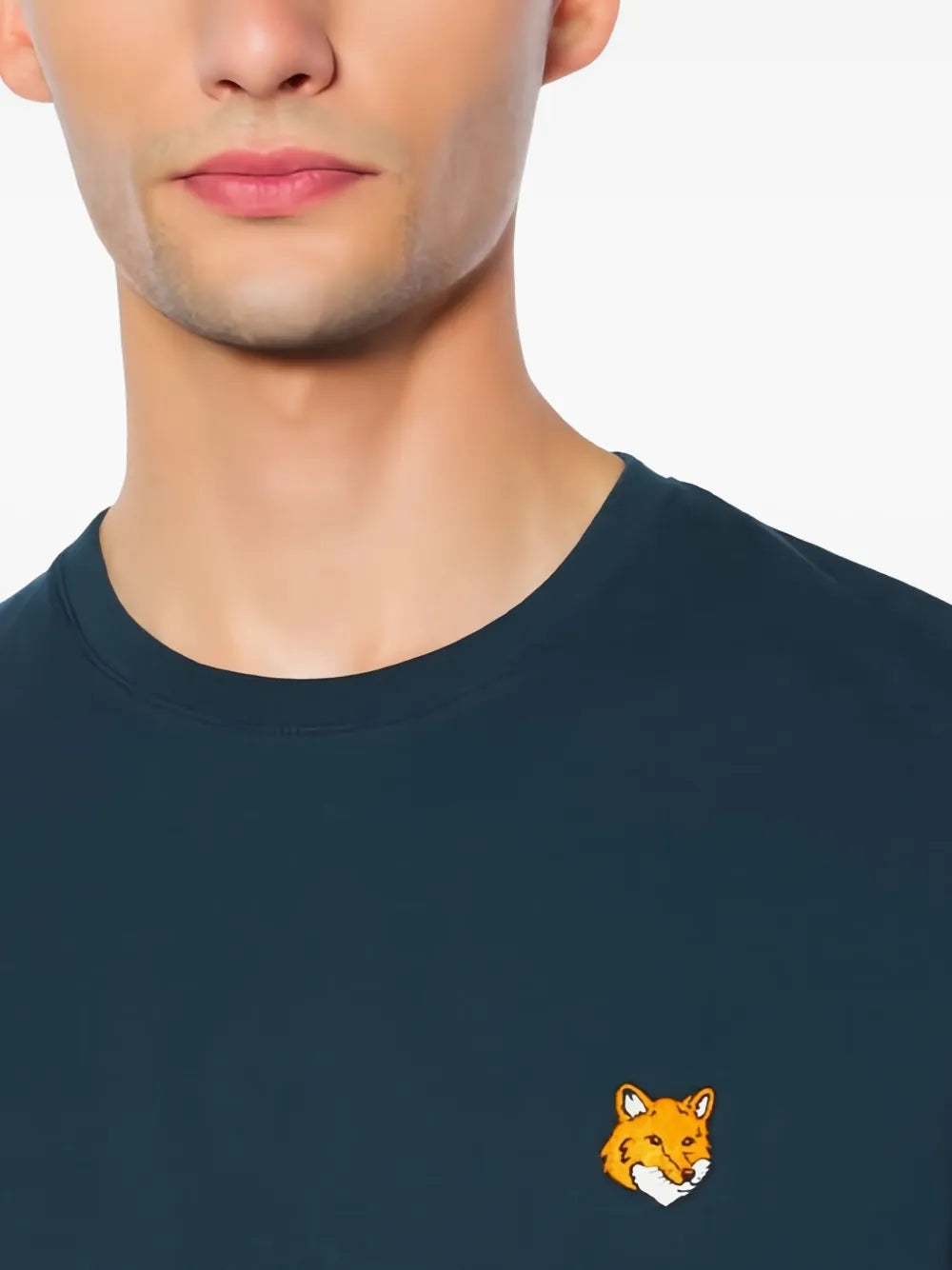 T-shirt with Fox logo embroidery