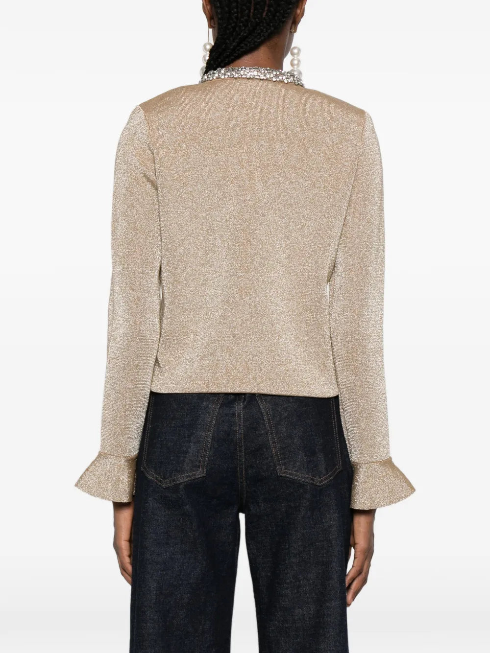 Bunda s krištáľovou výzdobou