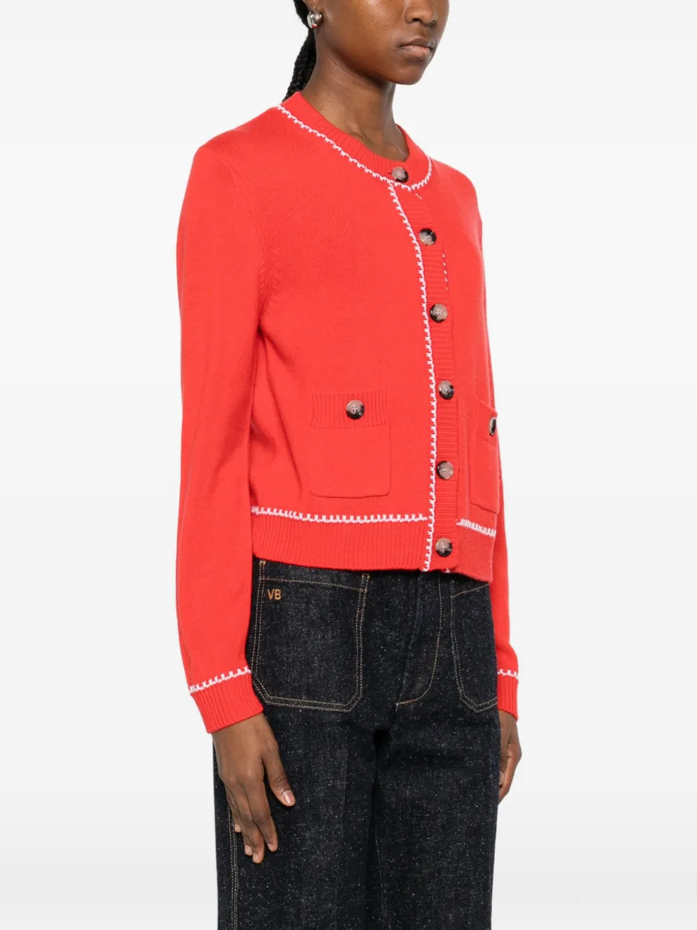 Svetr s našitou kapsou