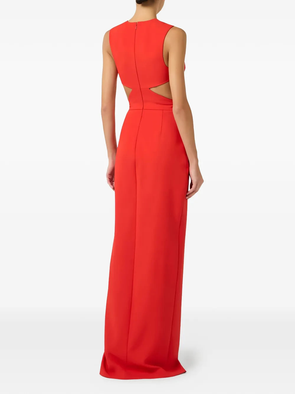 Maxi dress with cut-outs and chain detail