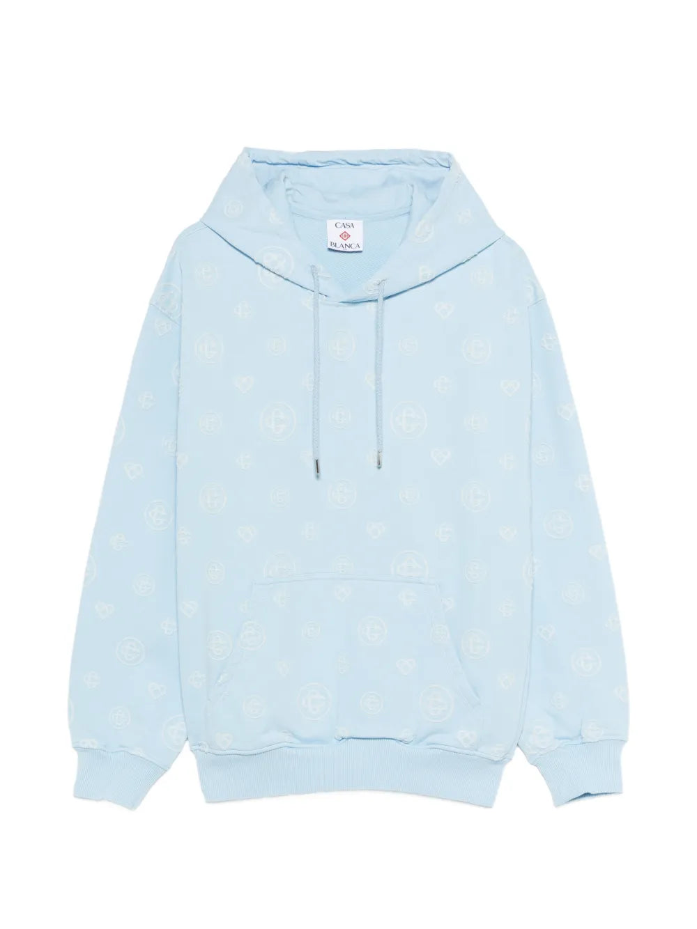 Hoodie with Monogram Patch