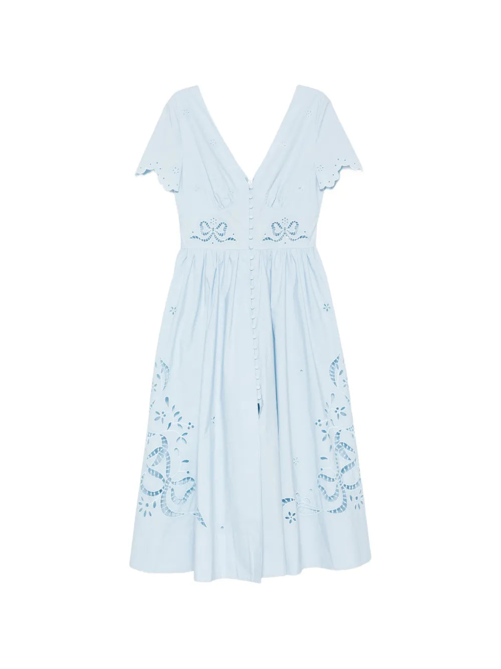 besticktes Midikleid