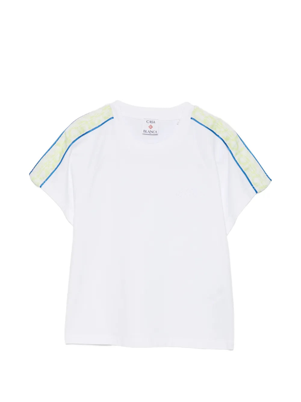 T-shirt with shoulder emphasis