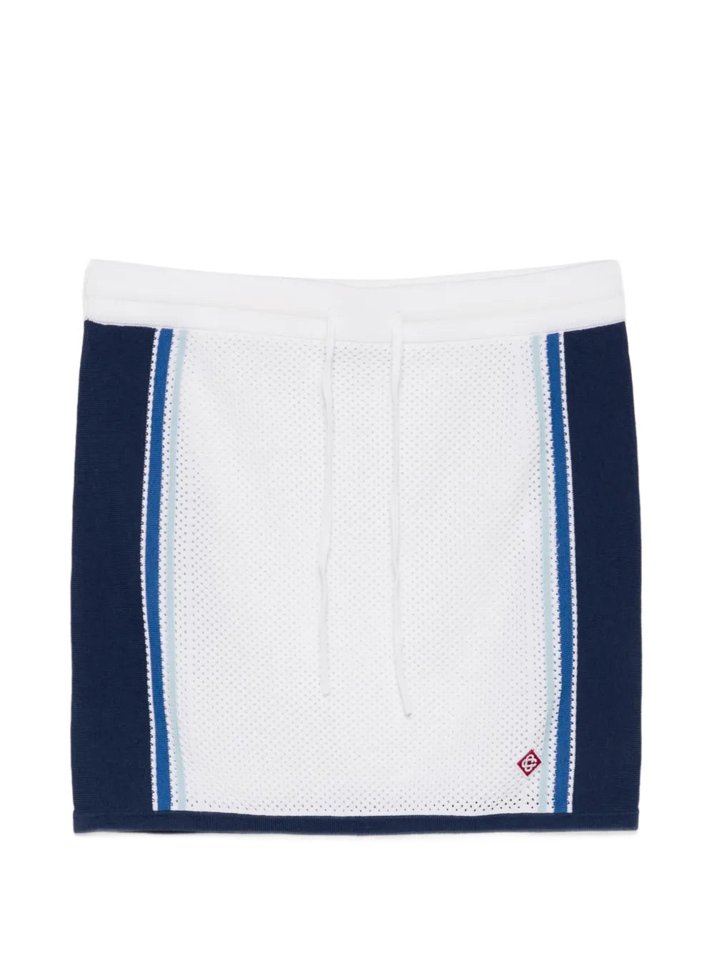 Mesh skirt with drawstring