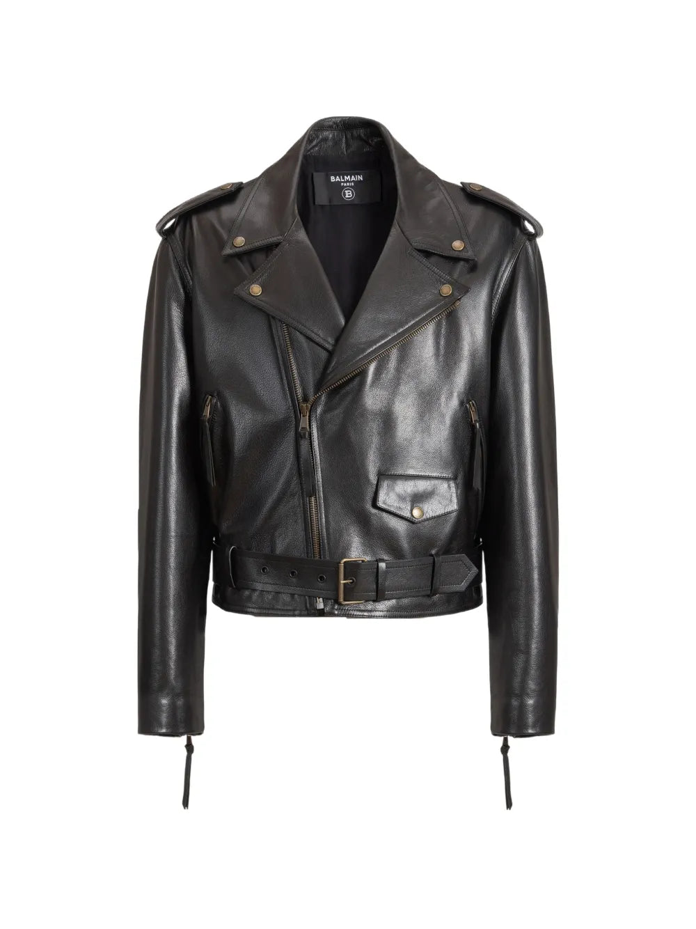 Strukturierte Bikerjacke