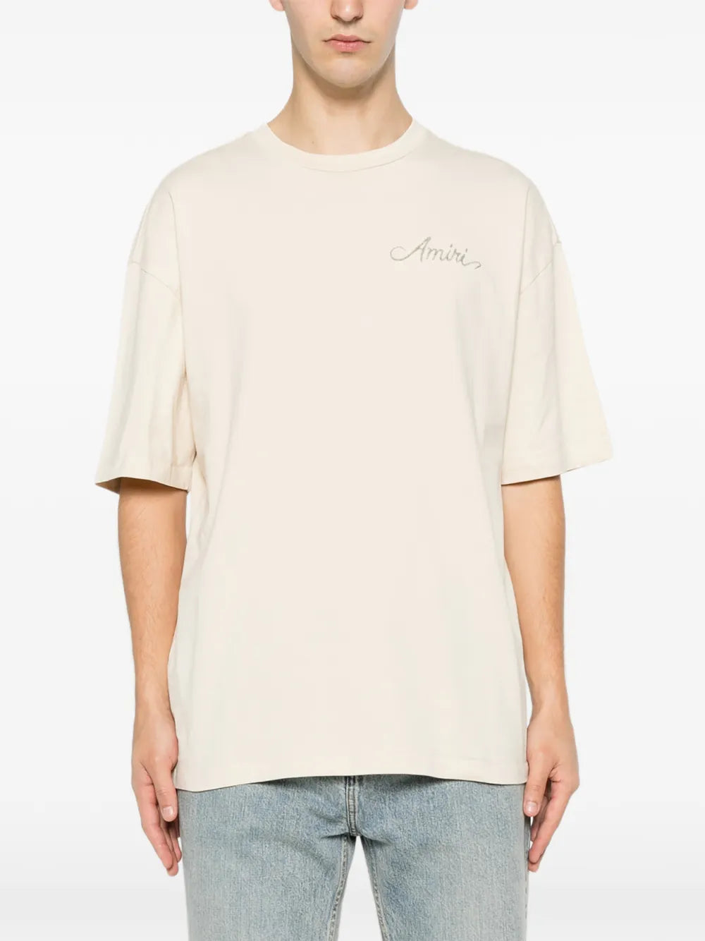 Besticktes T-Shirt mit Bandana-Patch