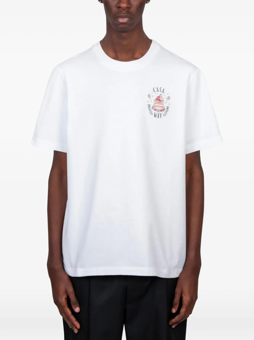 Baumwoll-T-Shirt mit Logo-Aufdruck