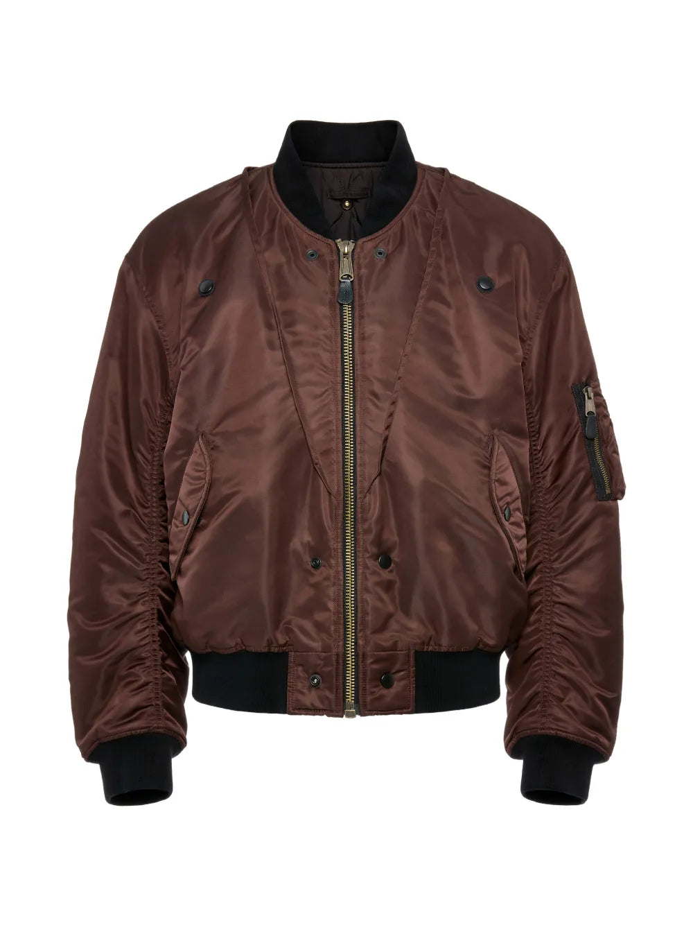 Wendbare Bomberjacke mit Ziernaht