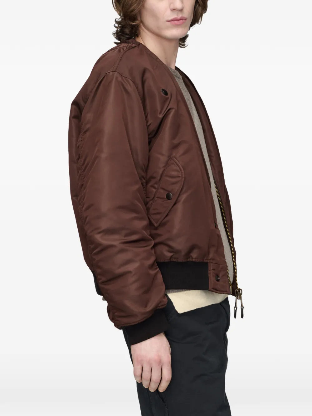 Wendbare Bomberjacke mit Ziernaht