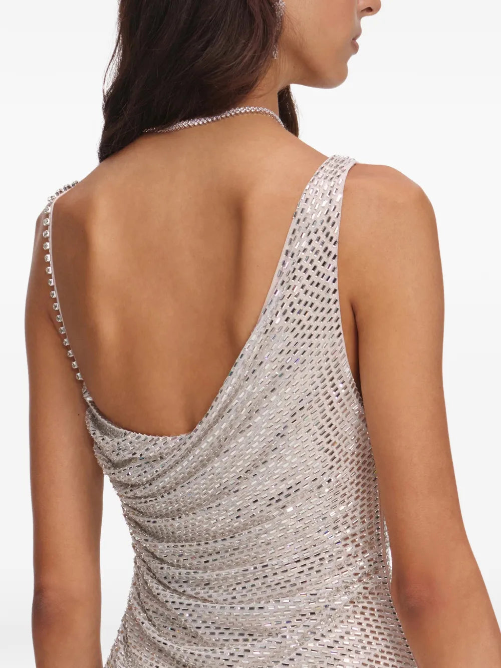 mini dress with rhinestones